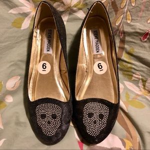☠️Steve Madden Skully Flats☠️